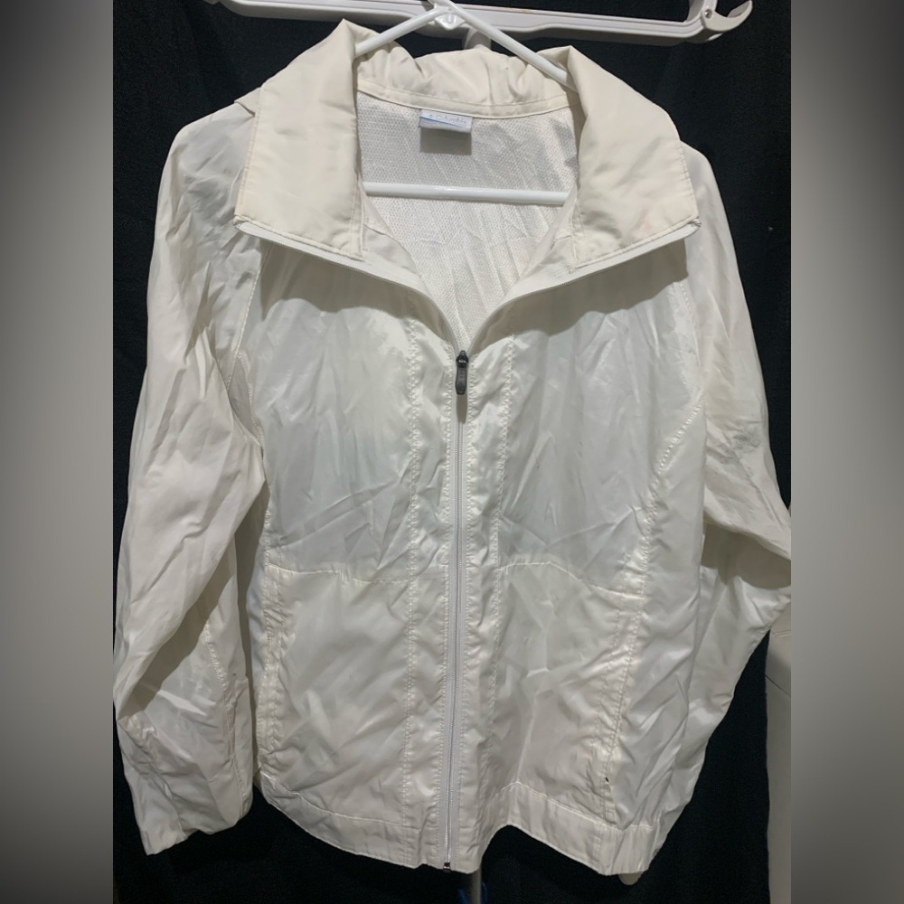 Columbia Women’s White Jacket, XL, White, EUC